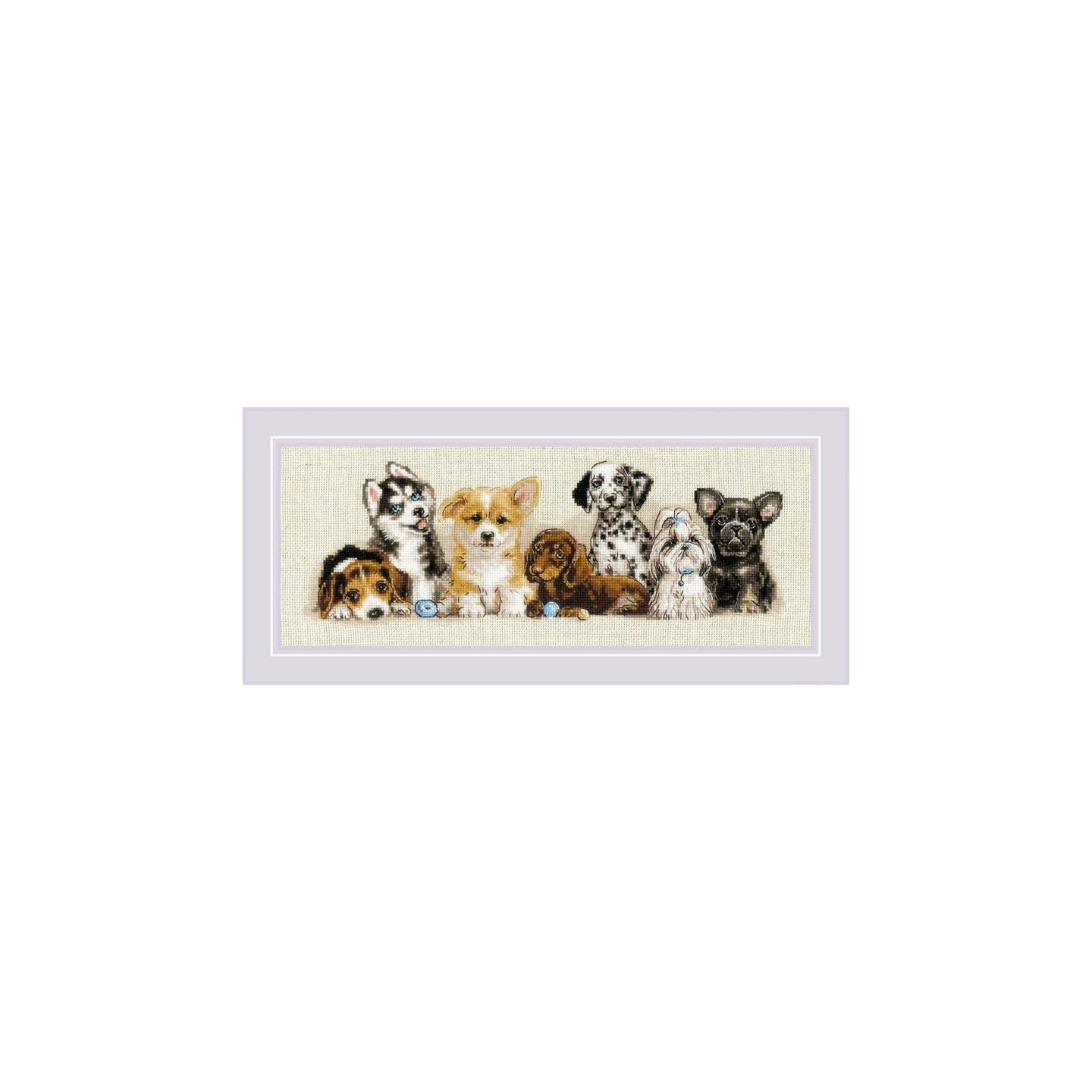 Riolis Borduurpakket Puppy's