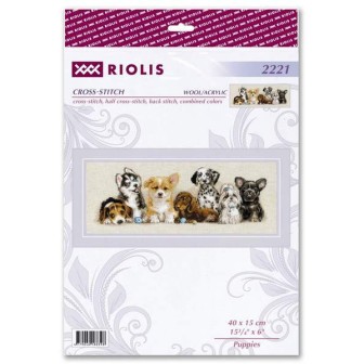 Riolis Borduurpakket Puppy's