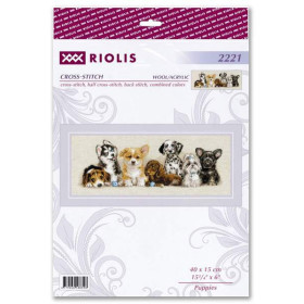 Embroidery kit Puppies