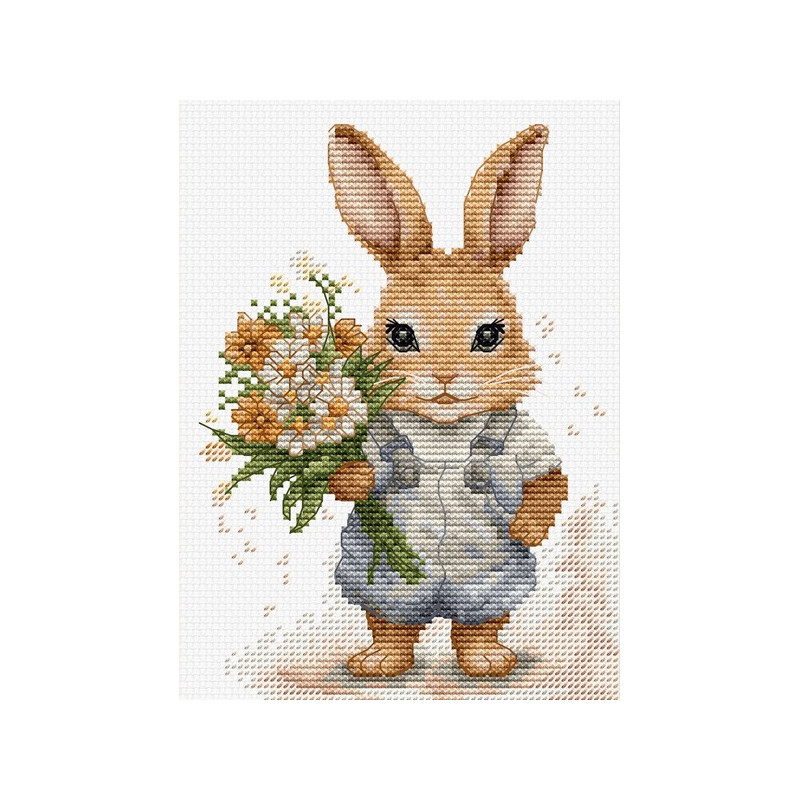 Embroidery kit The Bunny's Surprise Embroidery kit The Bunny's Surprise