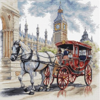 Luca-S Embroidery kit Carriage Ride