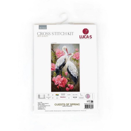 Kit de broderie Les invités du printemps