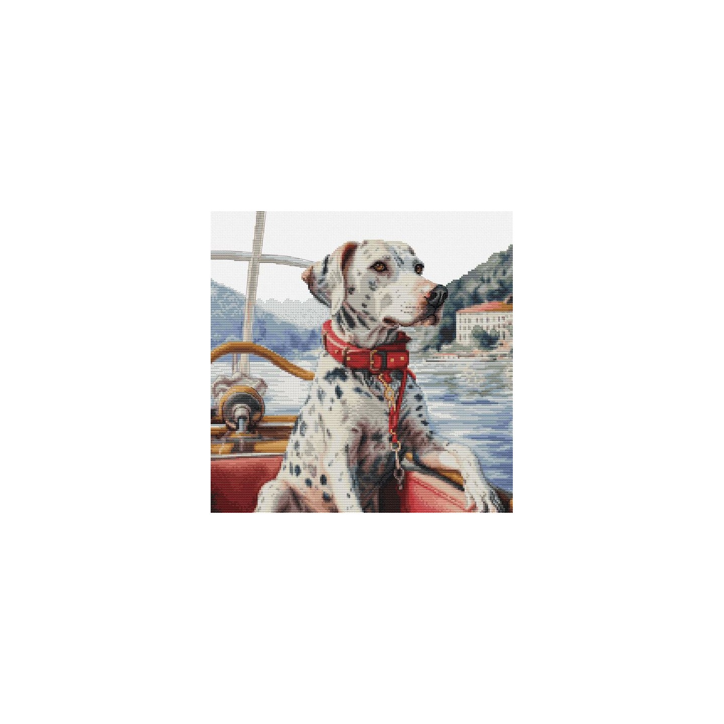 Luca-S Borduurpakket De Dalmatiër aan het Comomeer