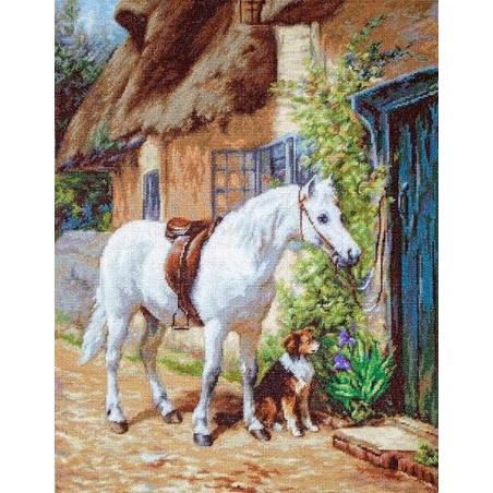 Luca-S Embroidery kit by the cottage