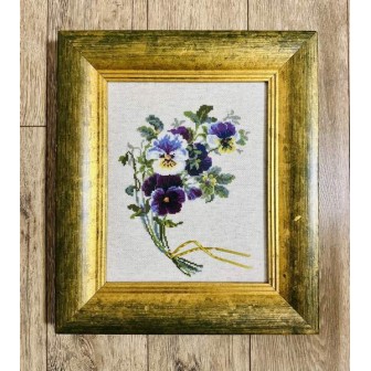 Riolis Kit de broderie Bouquet de pensées 2
