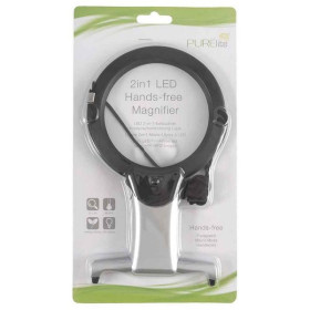 Handsfree magnifier LED