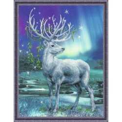 Embroidery kit White Stag