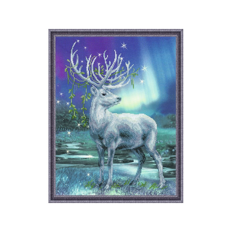 Kit de broderie Cerf blanc Kit de broderie Cerf blanc