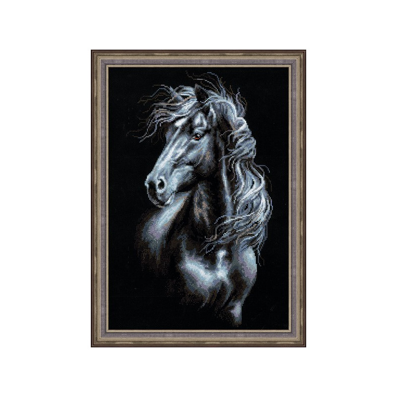 Embroidery kit Breeze Through Mane Embroidery kit Breeze Through Mane