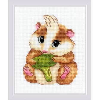 Riolis Borduurpakket Leuke hamster