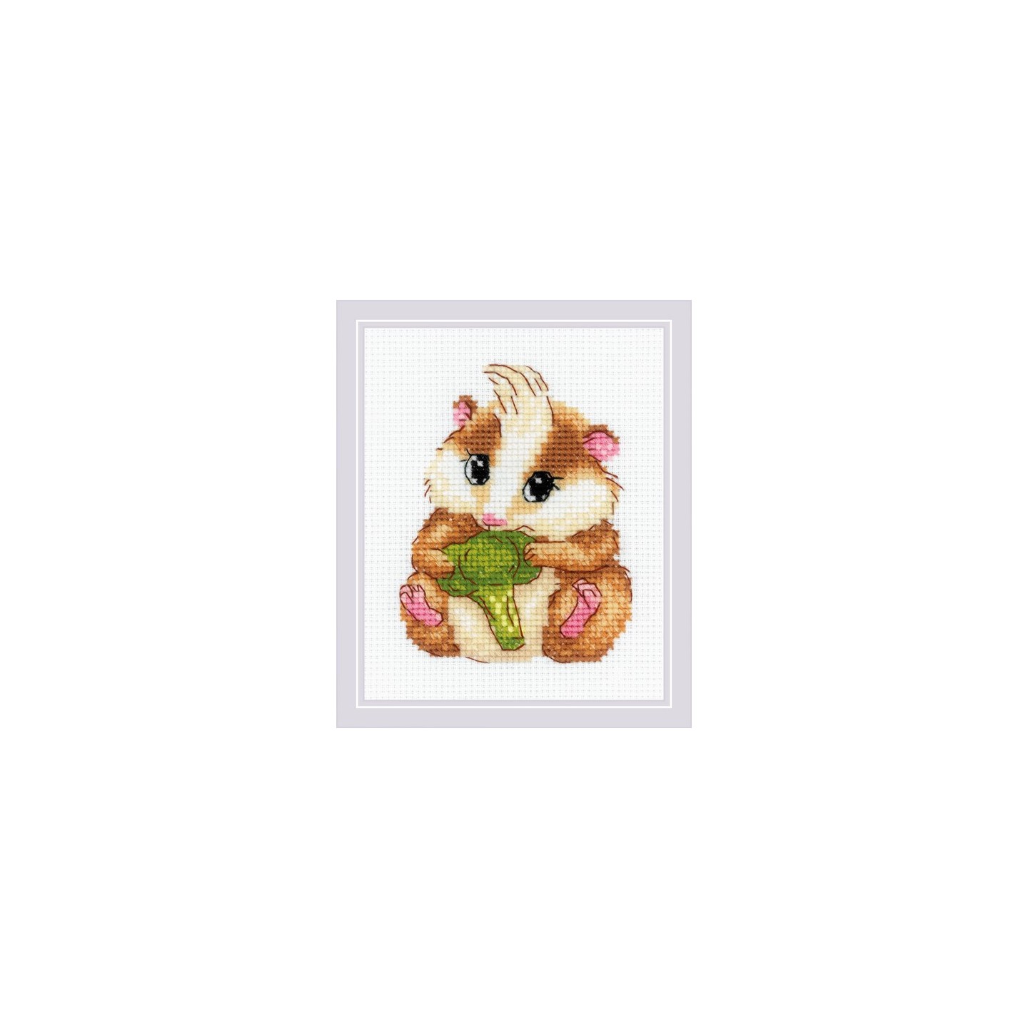 Riolis Kit de broderie Hamster mignon