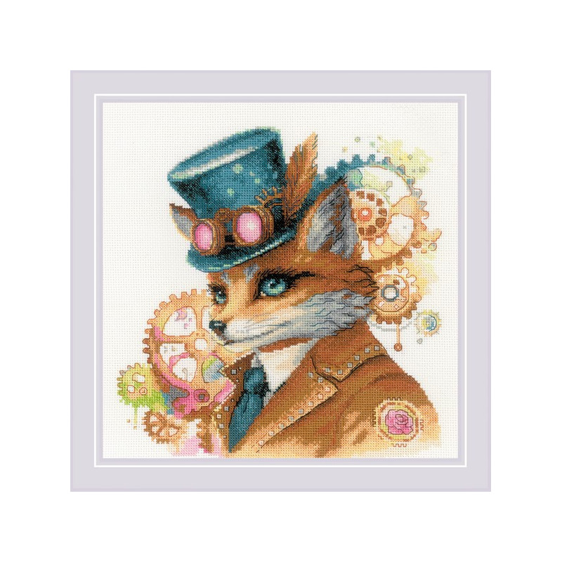 Stickset Steampunk-Fuchs Stickset Steampunk-Fuchs
