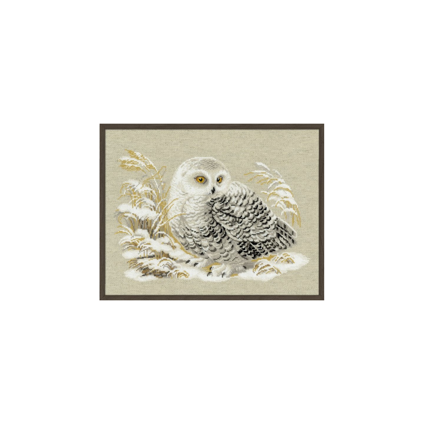 Riolis Stickset weiße Eule