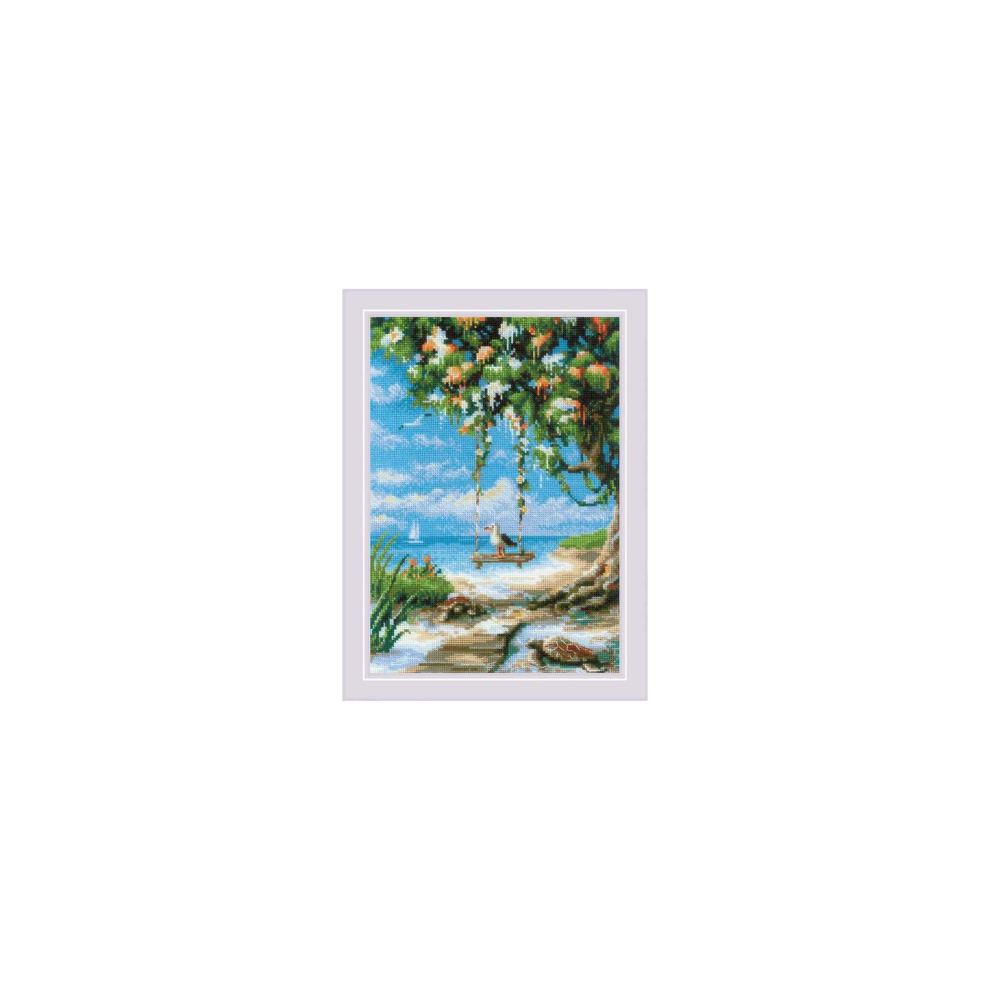 Riolis Embroidery kit Beach swing