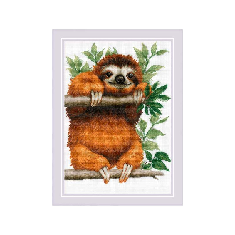 Embroidery kit Sloth Embroidery kit Sloth