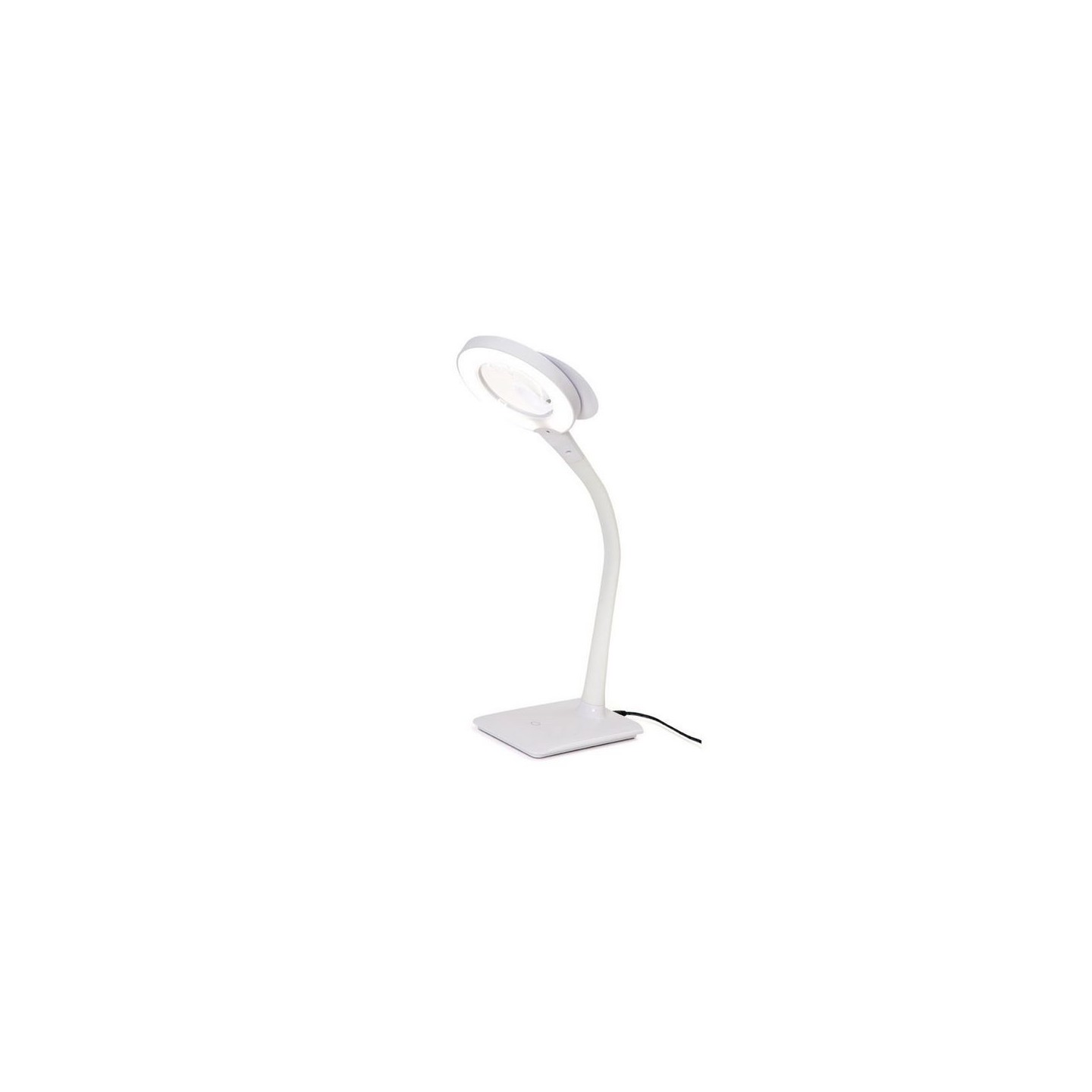 Magnifying LED desk lamp