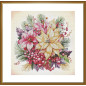 Stickset Weihnachtsblumen
