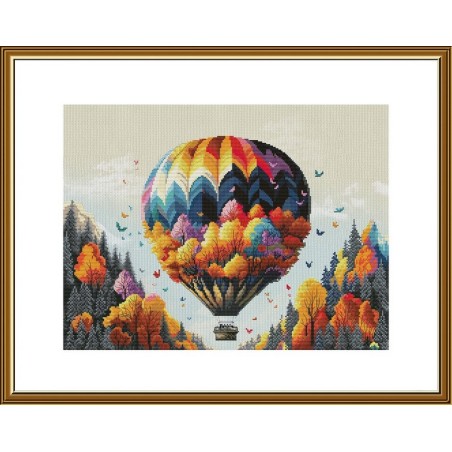 Kit de broderie Voyage d'automne