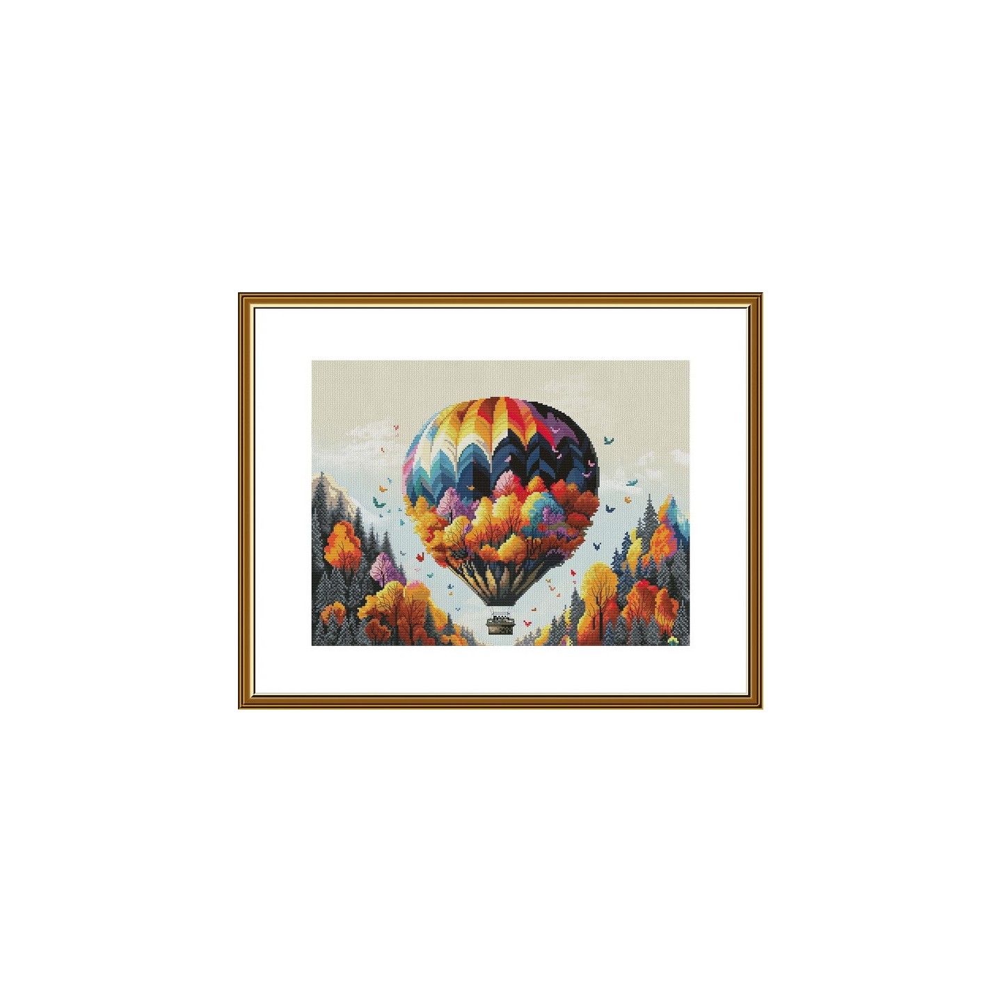 Embroidery kit Autumn travel