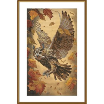 Kit de broderie Vol d'automne