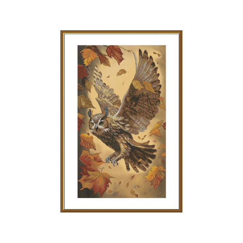 Embroidery kit Autumn flight Embroidery kit Autumn flight