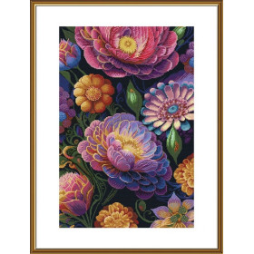 Embroidery kit Floral variety