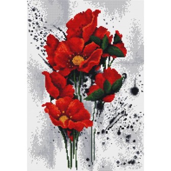 Luca-S Embroidery kit The Poppies