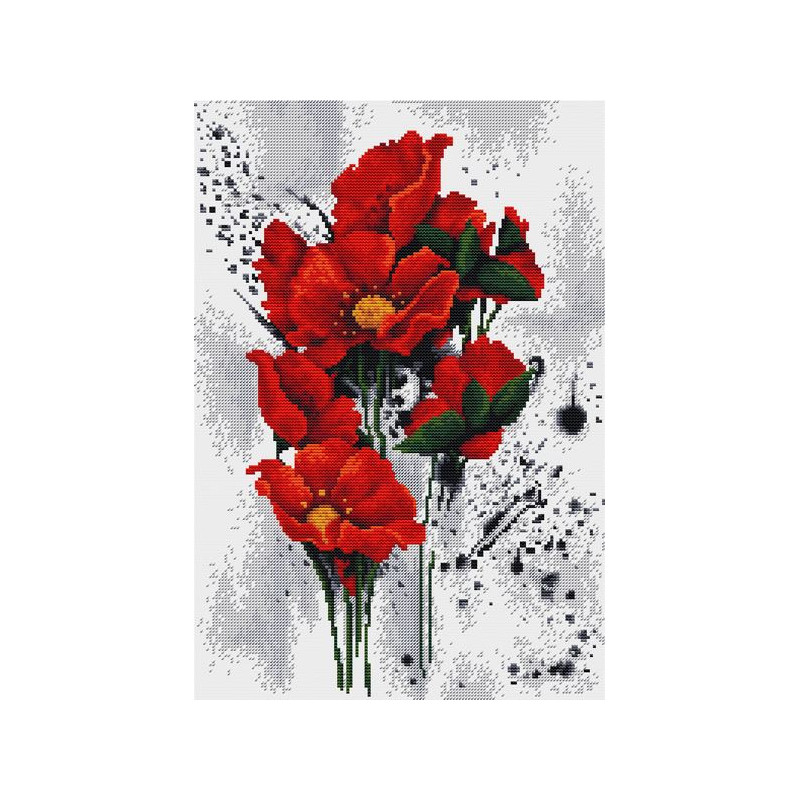 Stickset Die Mohnblumen Stickset Die Mohnblumen