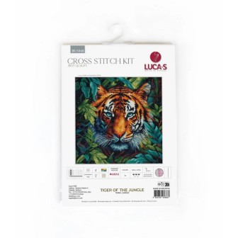 Luca-S Embroidery kit Tiger of the Jungle