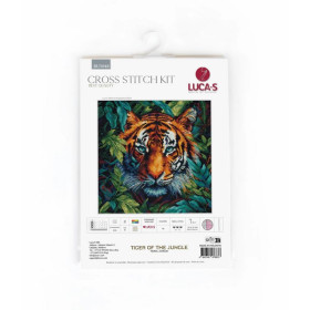 Embroidery kit Tiger of the Jungle