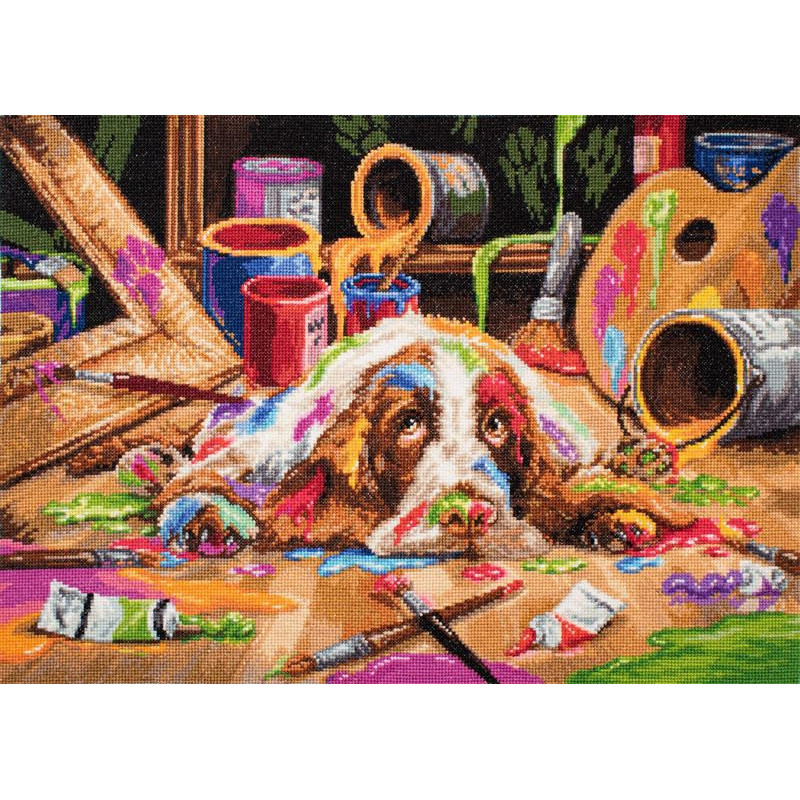Stickset Welpe Picasso Stickset Welpe Picasso