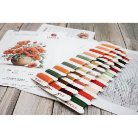 Kit de broderie Rubis d'été Kit de broderie Rubis d'été