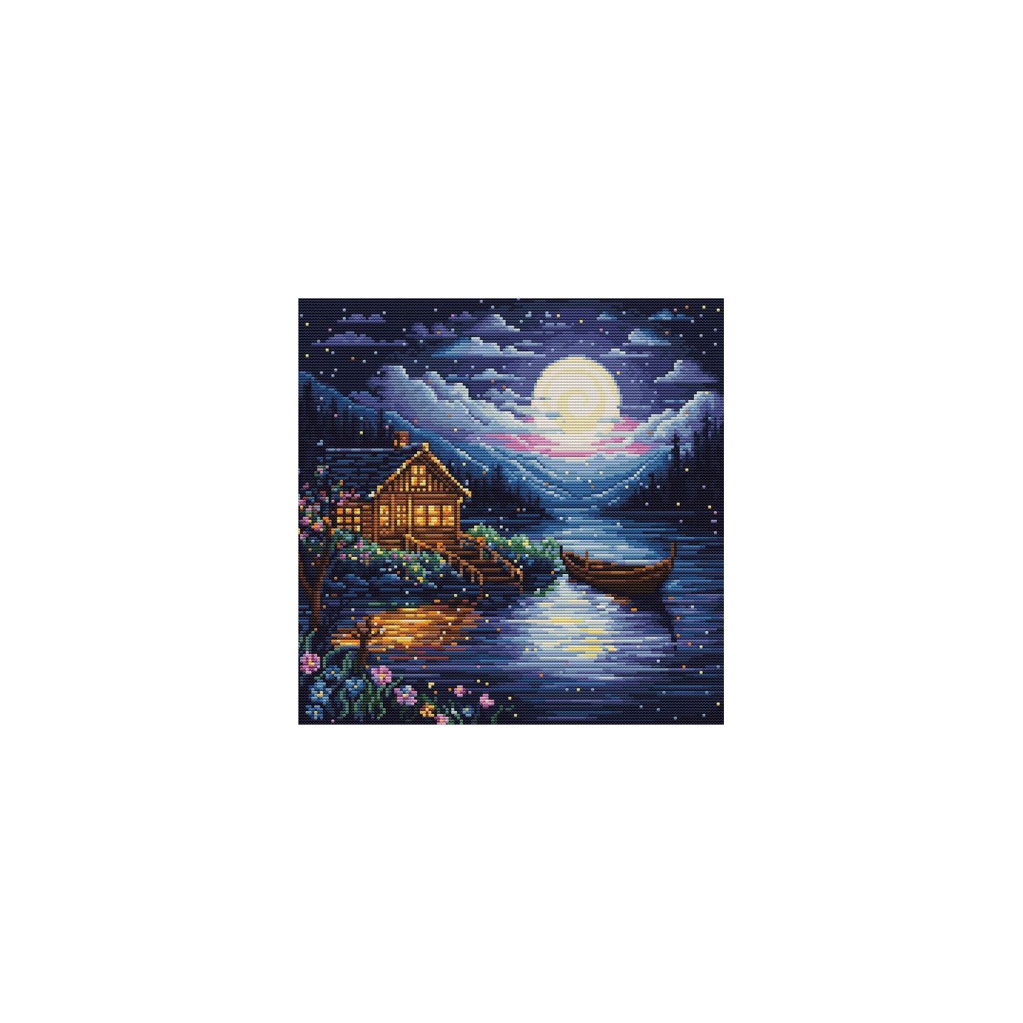 Luca-S Kit de broderie Nuit de printemps