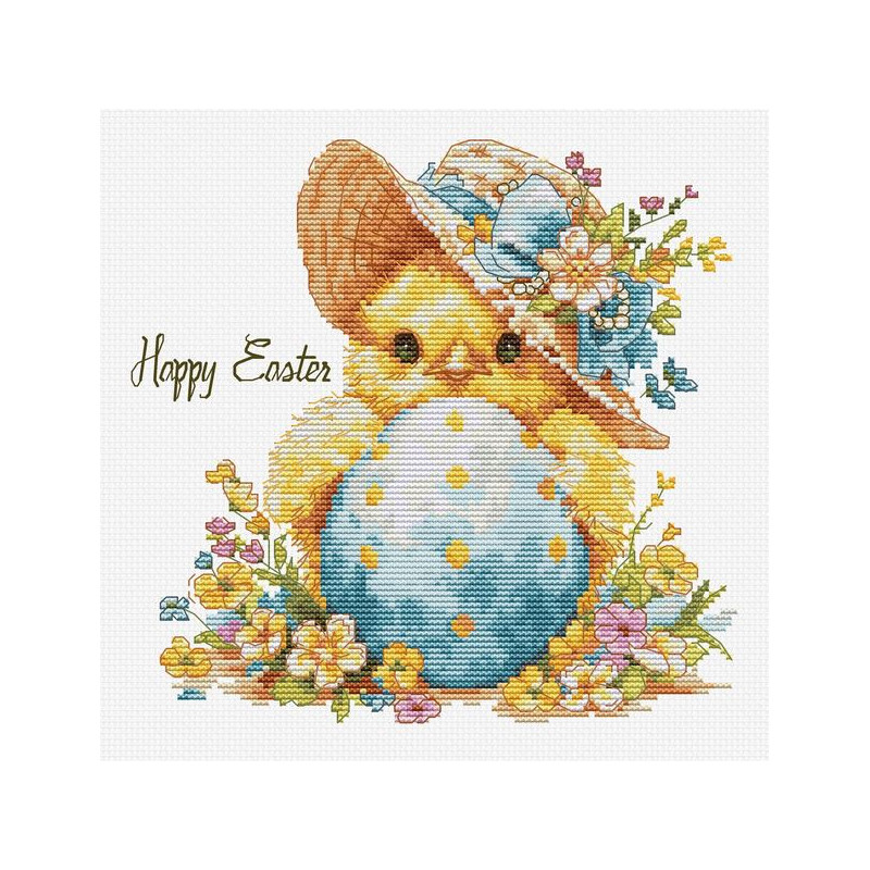 Embroidery kit The Happy Chicken Embroidery kit The Happy Chicken