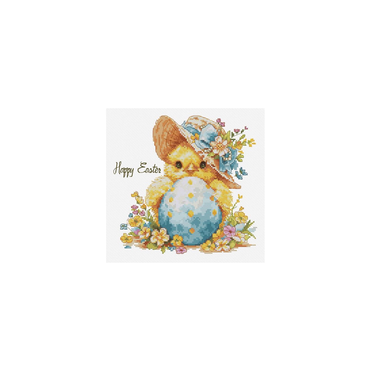 Luca-S Kit de broderie Le poulet heureux
