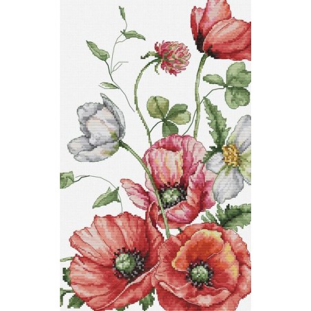 Luca-S Stickset Die Feldmohnblumen