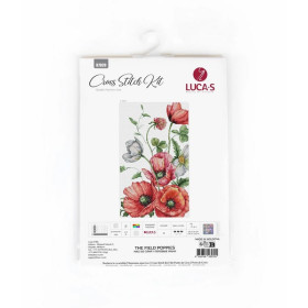 Stickset Die Feldmohnblumen