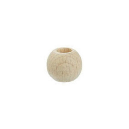 Houten macramé kralen 15 mm
