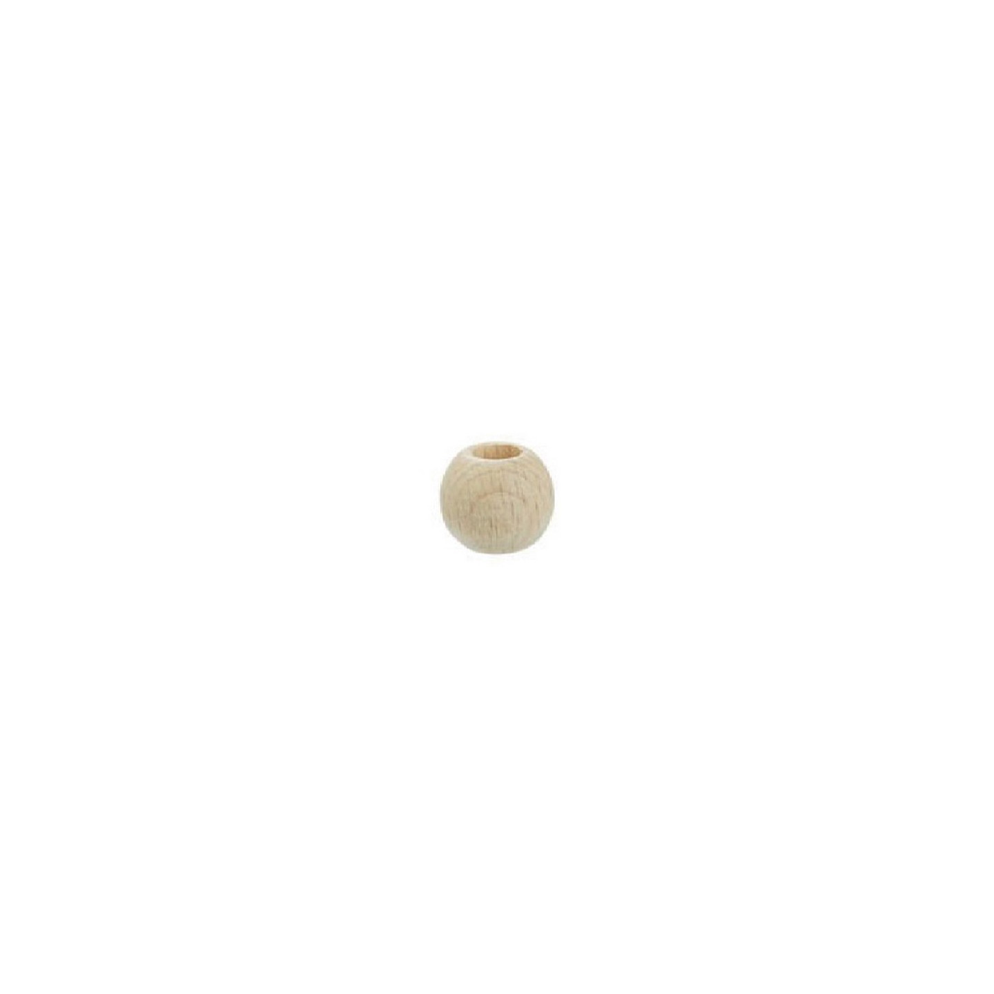 Houten macramé kralen 15 mm