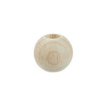 Perles de macramé en bois 20 mm