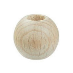 Macramé beads 30 mm wood