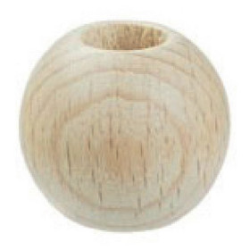 Makramee perlen 40 mm holz