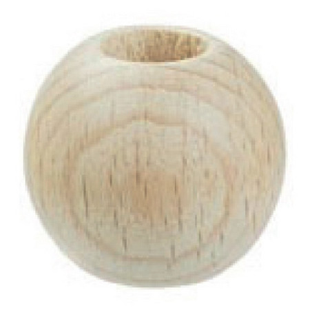 Perles de macramé en bois 40 mm