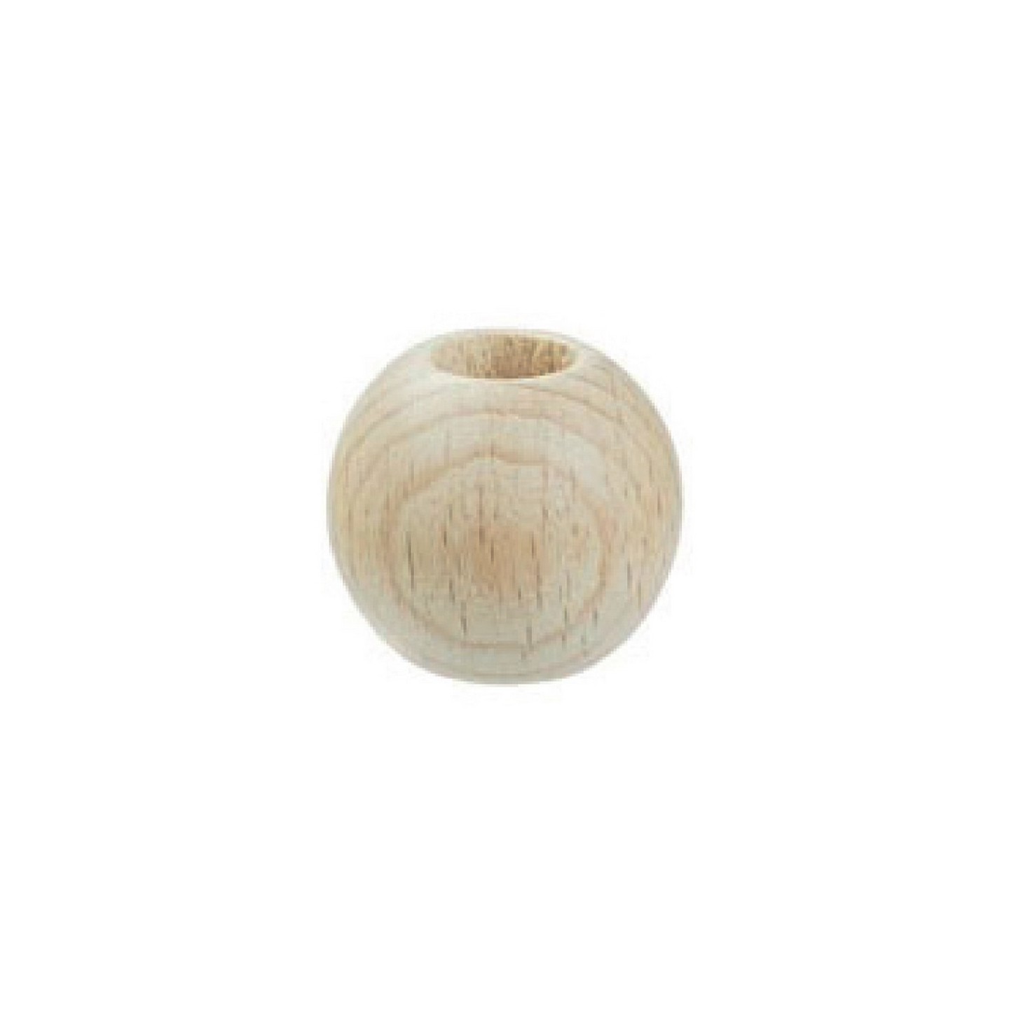 Macramé beads 40 mm wood