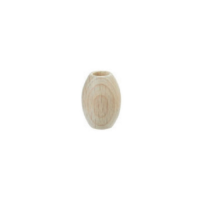 Houten macramé kralen ovaal 14 x 21 mm Houten macramé kralen ovaal 14 x 21 mm