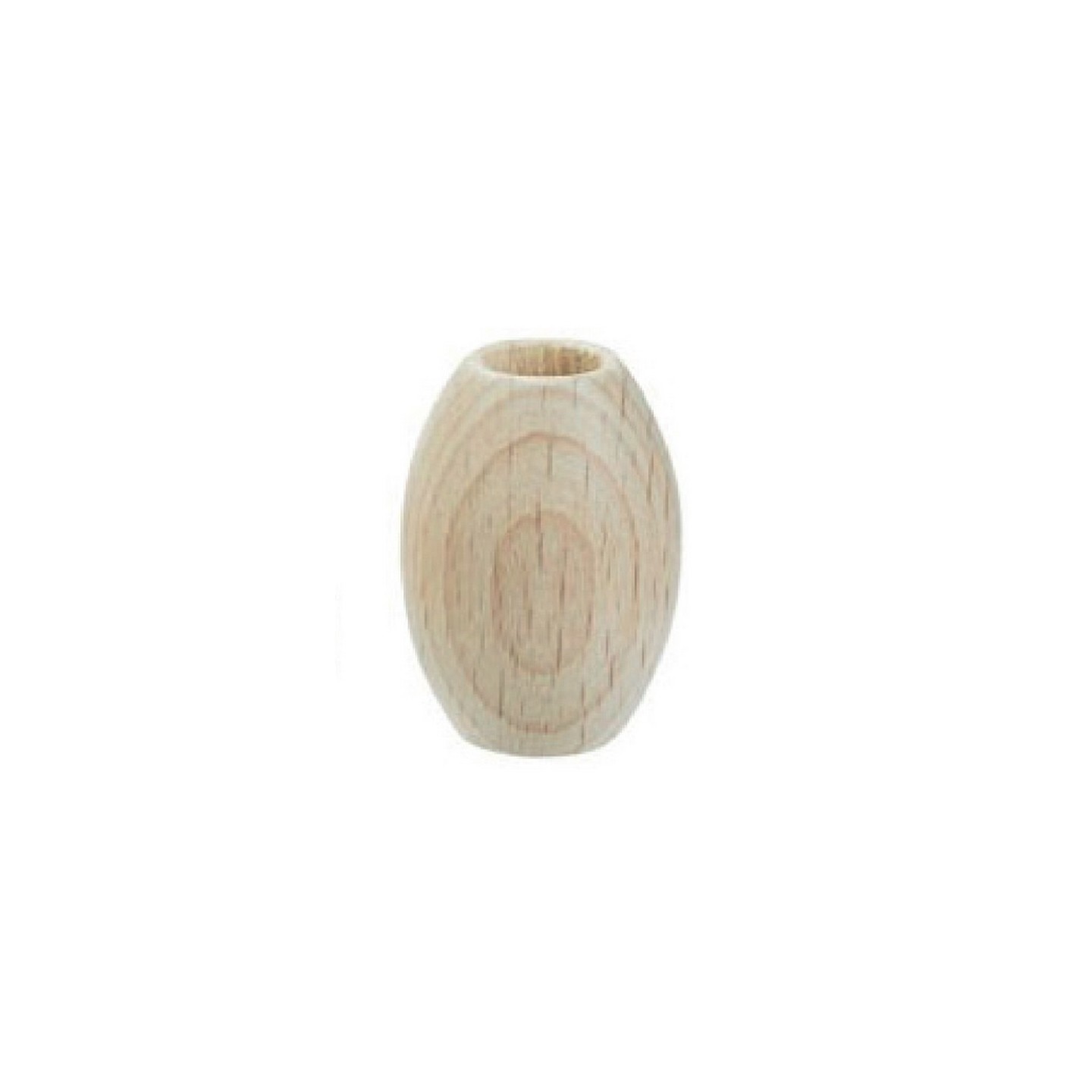 Houten macramé kralen ovaal 28 x 44 mm