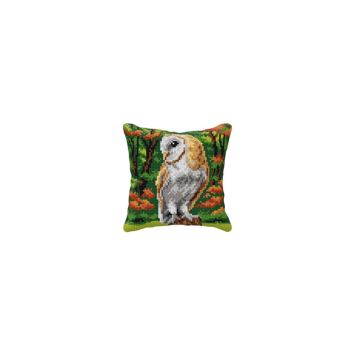 Cross stitch cushion kit Owl 99040