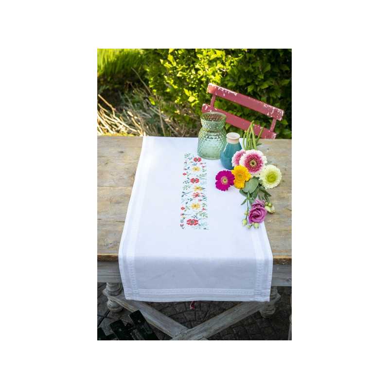 Kit chemin de table Fleurs fraîches