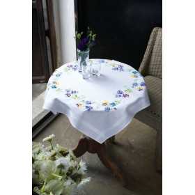 Tablecloth kit Pretty pansies