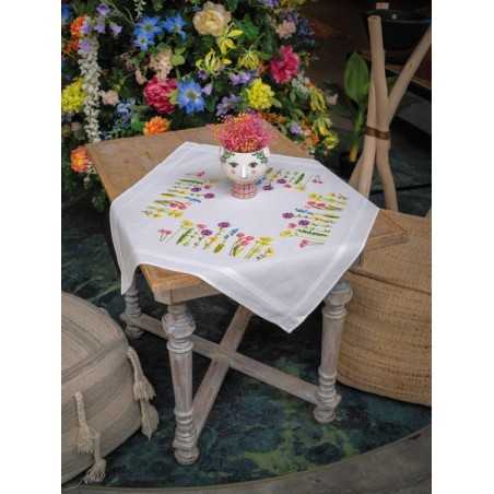 Tafelkleed kit Lentebloemen